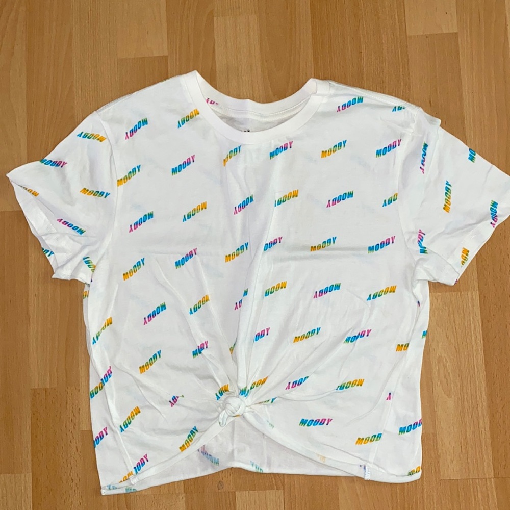 “Moody” Front Tied Crop top